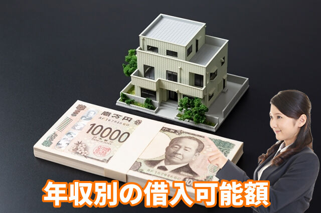 年収別の借入可能額